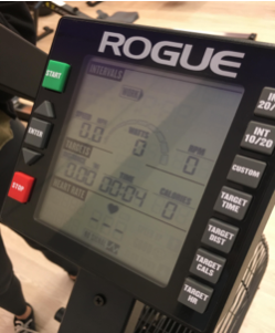 rogue echo bike heart rate monitor